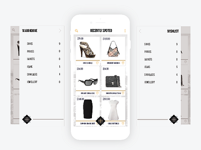 Fashionista - personal fashion assistant app assistant clean fashion fashionista ios iphone mobile product shop style uiux