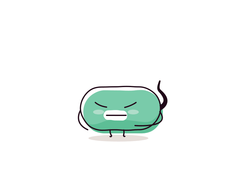 Winter Melon angry animated character gif imessage mad melon sticker vegetable