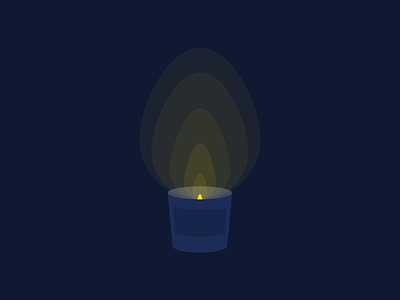 Light A Candle bedtime blue blue and yellow candle design flame glow illini light night night club relax simple yellow