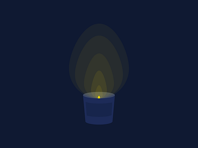 Light A Candle bedtime blue blue and yellow candle design flame glow illini light night night club relax simple yellow