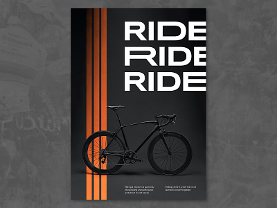 Bike Poster graphic design illustrator mockup photoshop poster poster design tour de france