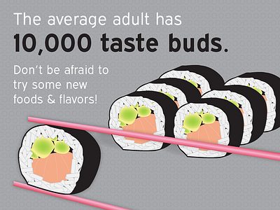 Sushi health illustration infographic sushi vector