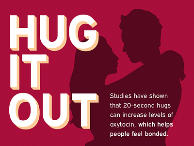HUG IT OUT free hugs illustration infographic relationships vector