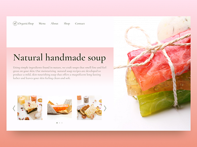 HandMade Soup design ui ux web