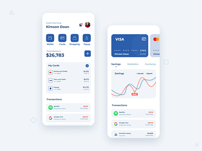 Finance / Wallet App app bank banking app chart credit card debut figma finance finance app graph mobile app design money money management payment payment app tracking ui uiux wallet app wallet ui