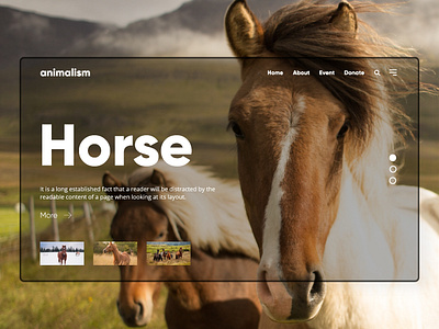 Animalism - Wild Animal website concept