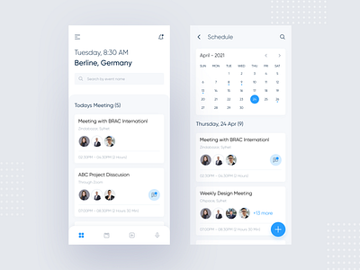 Golbal Calendar App : Calendarque app app design calendar app cards daily event interfcae ios manager meeting mobile modern schedule task task manager time typography uiux ux ux design