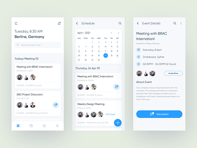 Golbal Calendar App : Calendarque calendar calendar app details event home homepage interface management manager meeting minimal modern research schedule task task manager ui uidesign uiux ux design