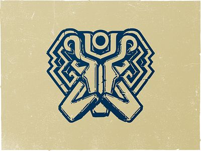 Carthage Emblem ancient animal branding face icon illustration logo minimal ui vector