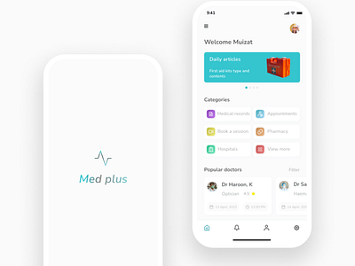 Med plus app (Healthcare mobile application)