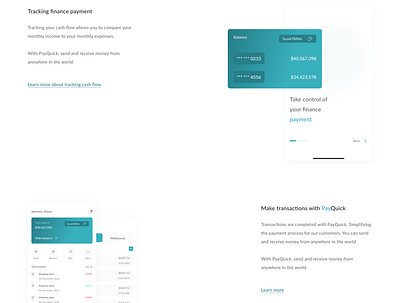 PayQuick Landing page design app design figma fintech landingpage mobileapp ui uiux