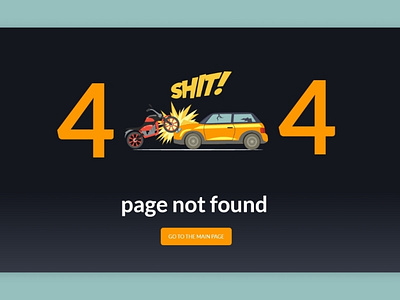 404 - Web Page Design branding graphic design ux