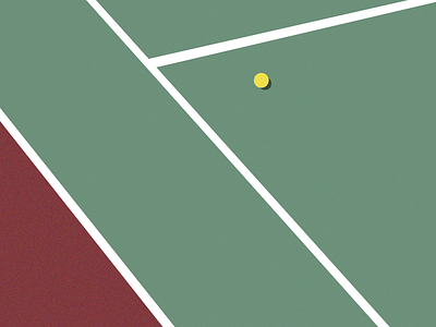 Tennis court design graphism illustration