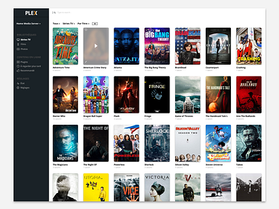 Plex Media Center Redesign