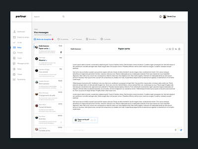 Partner Inbox Design