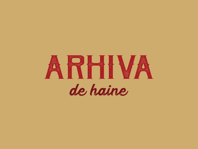 Arhiva de haine illustrator graphicdesign logo design fashion logo