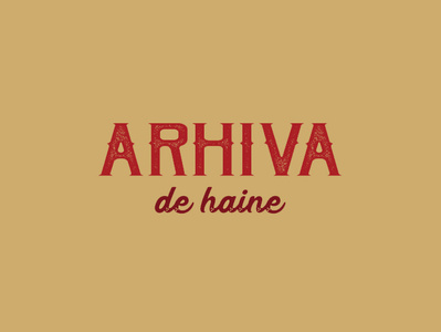 Arhiva de haine fashion graphicdesign illustrator logo logo design