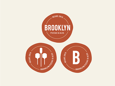 Branding -Brooklyn' Pizzas & Ales 02 ales branding gastropub logo logotype pizza pizzeria pub