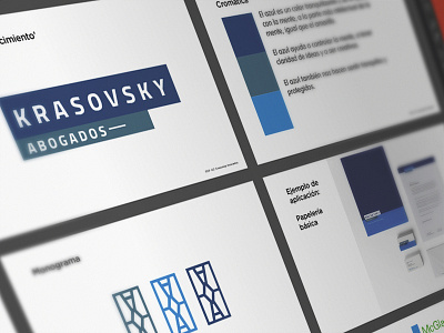 Krasovsky Asociados: Proposal B-3 attorneys basic stationary branding law firm lawyer logo logotype