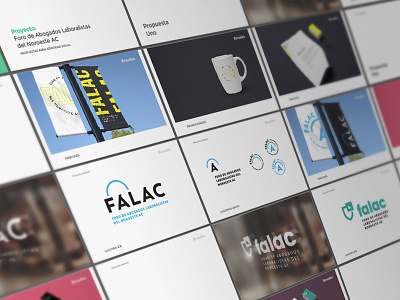 FALAC: Proposals association brand branding law lawyer logo wip