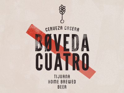 Bóveda Cuatro: 1 beer cerveza home brew homebrew