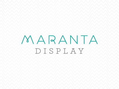 Maranta Display Proposal B boutique branding logo online store