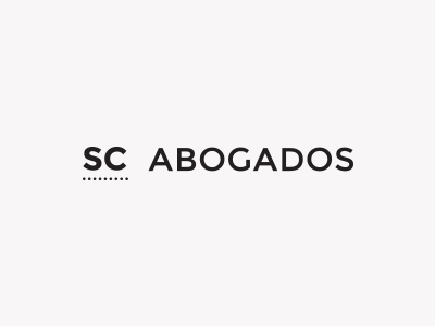SC Abogados: unused proposal attorney law firms lawyer logo logotype