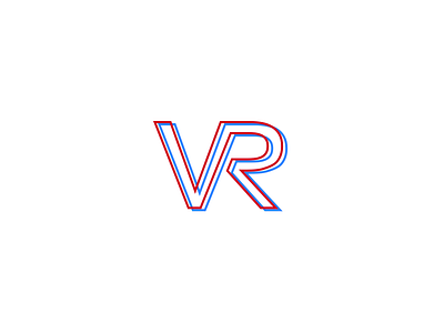 Retro 3D VR Logo