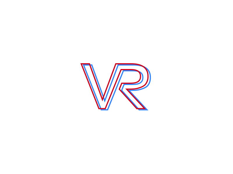 Retro 3D VR Logo by Sam Drozdov on Dribbble