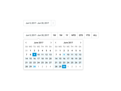 Calendar Picker calendar filter