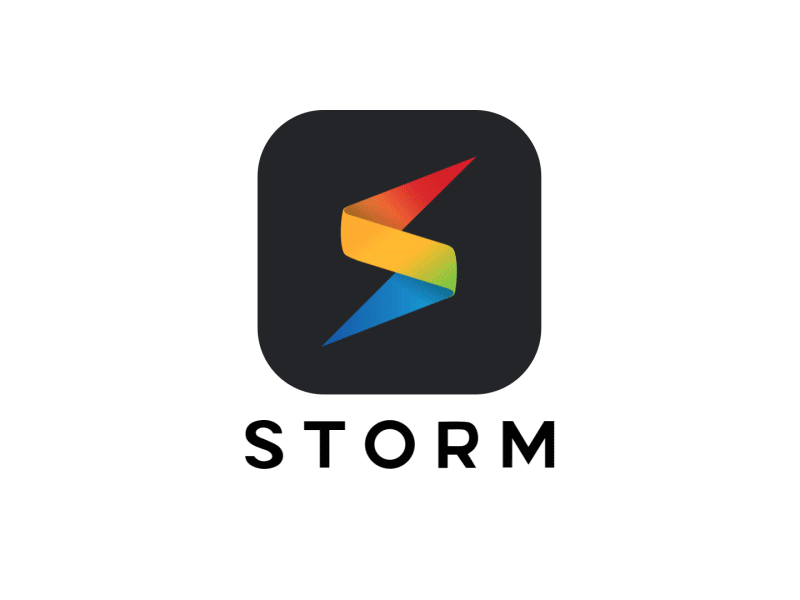 Storm Logo animation logomark radar storm weather weatherunderground