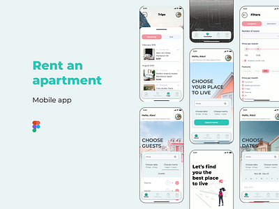 Rent an apartment - mobile app