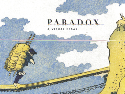 Paradox: A Visual Essay book didot dustin johnson futura glitch japan japanese woodblock katsushika hokusai paradox visual essay