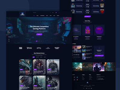 Esports Gaming Elementor Template