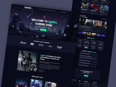 GemDu - Gaming Website Template