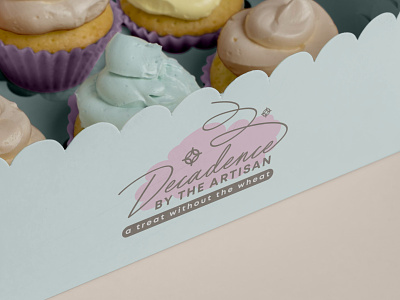 Baker's Logo baker bakery branding cupcake design gluten free logo trinidad trinidad tobago