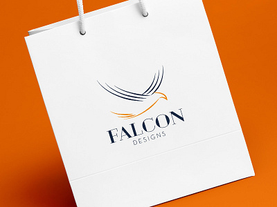Falcon Designs Branding branding falcon identity logo