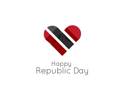 Happy Republic Day heart love republic day trinidad