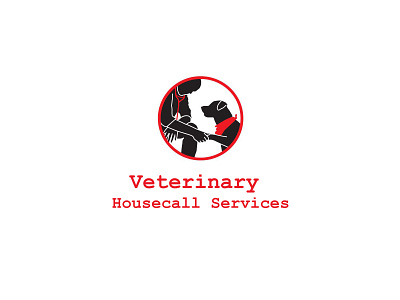 Vet Logo branding design doctor dogs flat logo minimal trinidad tobago vet veterinarian