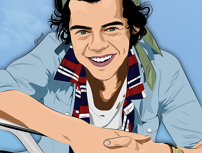 Harry Styles artwork digital digital painting digitalart drawing fanart illustration illustration digital vector vector art