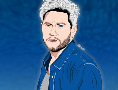 Niall Horan artwork digital digital painting digitalart drawing illustration illustration digital texture vector vector art