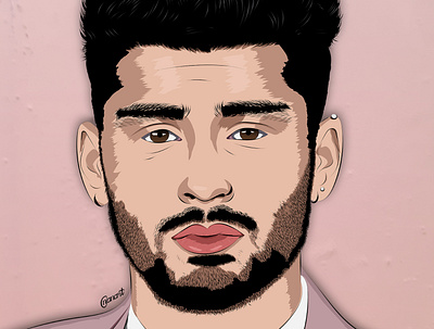 Zayn Malik artwork digital digital painting digitalart drawing illustration illustration digital texture vector vector art