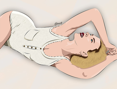 Scarlett Johansson artwork digital digital painting digitalart drawing illustration illustration digital texture vector vector art