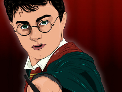 Harry Potter artwork digital digital painting digitalart drawing illustration illustration digital vector vectorart