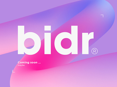 bidr - WIP 3d animation branding graphic design logo motion graphics ui