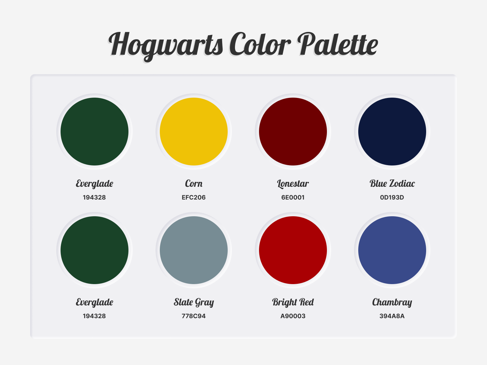 Hogwarts Color Palette By Colorscouts Color Palettes vrogue.co