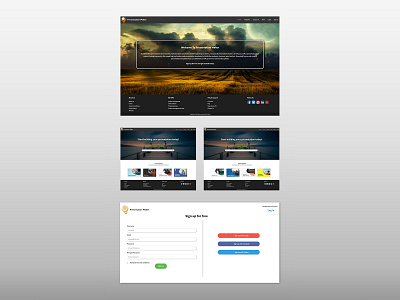 Online Presentation Maker - UI design graphic design illustration interface logo photoshop ui web deisgn website