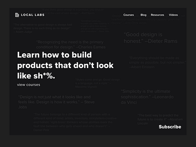 Locallabs Homepage