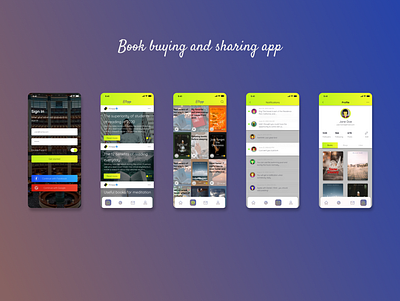 Book buying and sharing app