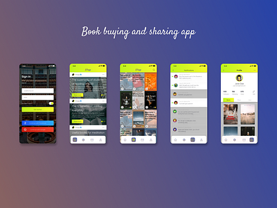 Book buying and sharing app